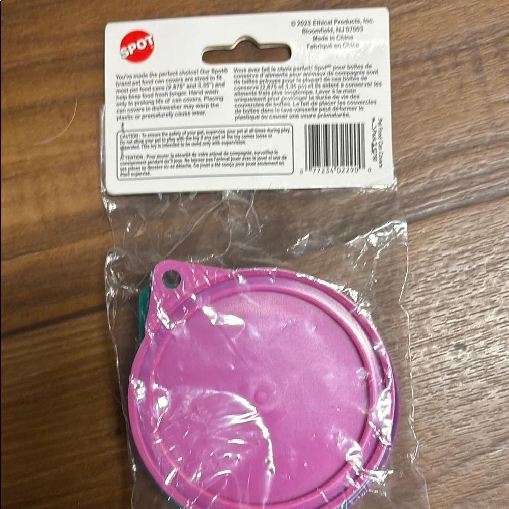Purple Pet Food Can Covers
